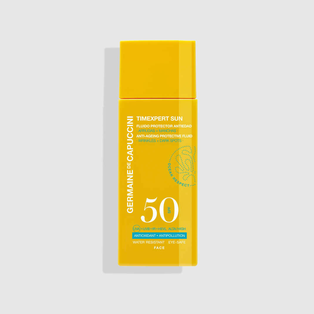 Protector Solar Fluido Antiedad SPF 50 (sin color) - Germaine de Capuccini
