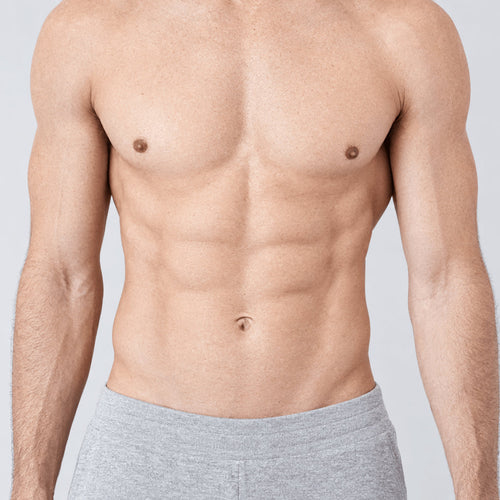 Depilación láser de abdomen para hombre - Pack 8 sesiones - RO Medical